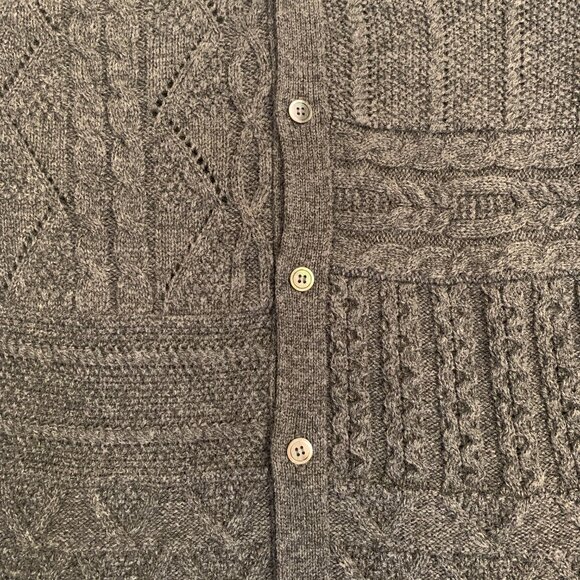 Comme des Garcons Homme Deux grey cardigan, size M - Picture 6 of 8